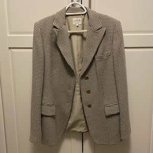 armani plaid blazer